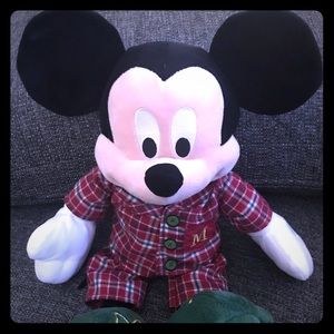 Plush Mickey Mouse in Pajamas & Slippers